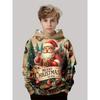 Boys' 3D Christmas Graphic Hoodie Long Sleeve Tops Casual Polyester Hoody Fall Spring Outerwear Sweatshirt Children's Clothing