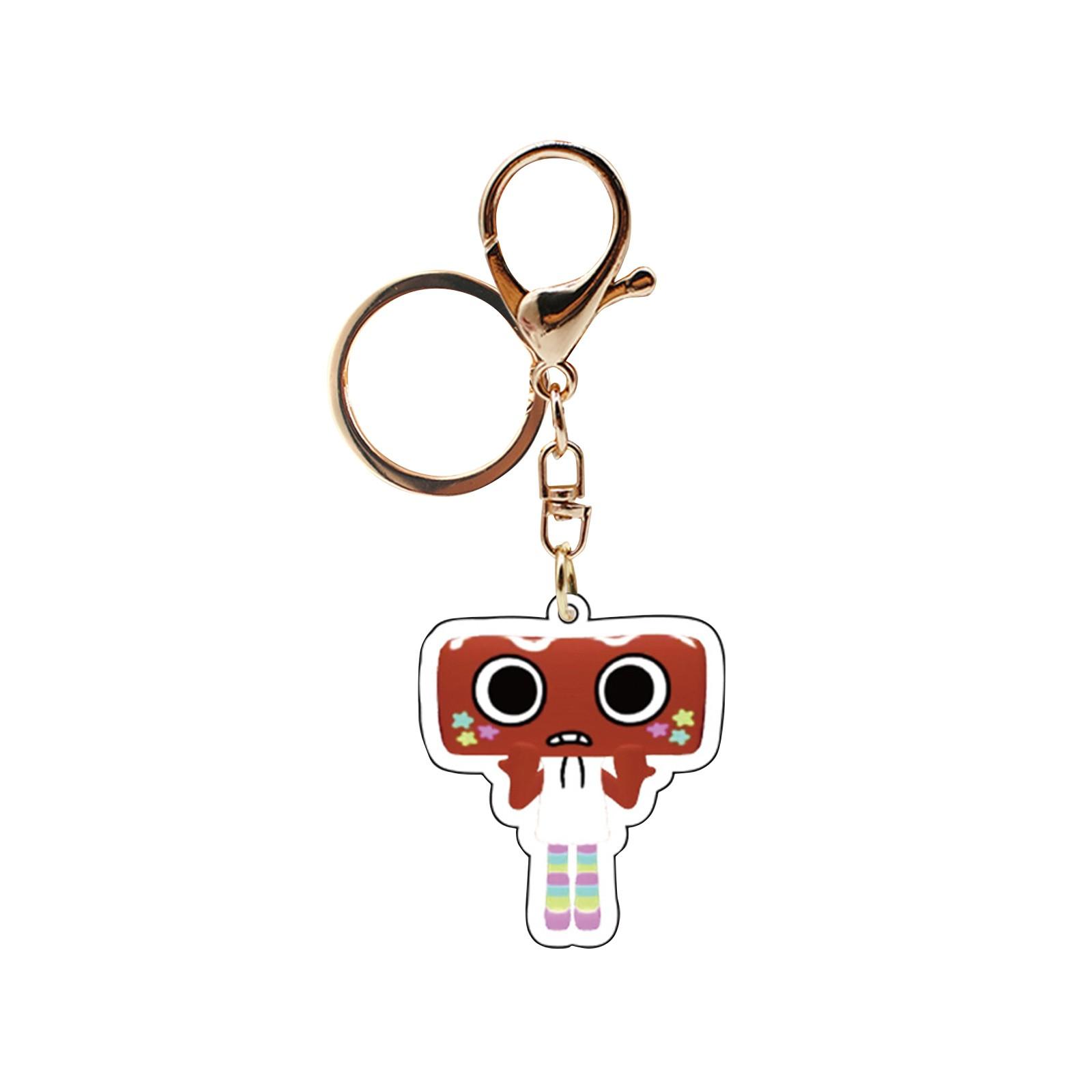 

Animation Peripheral Keychain Anime Fan Q Version Double-Sided Transparent Acrylic Pendant One Size