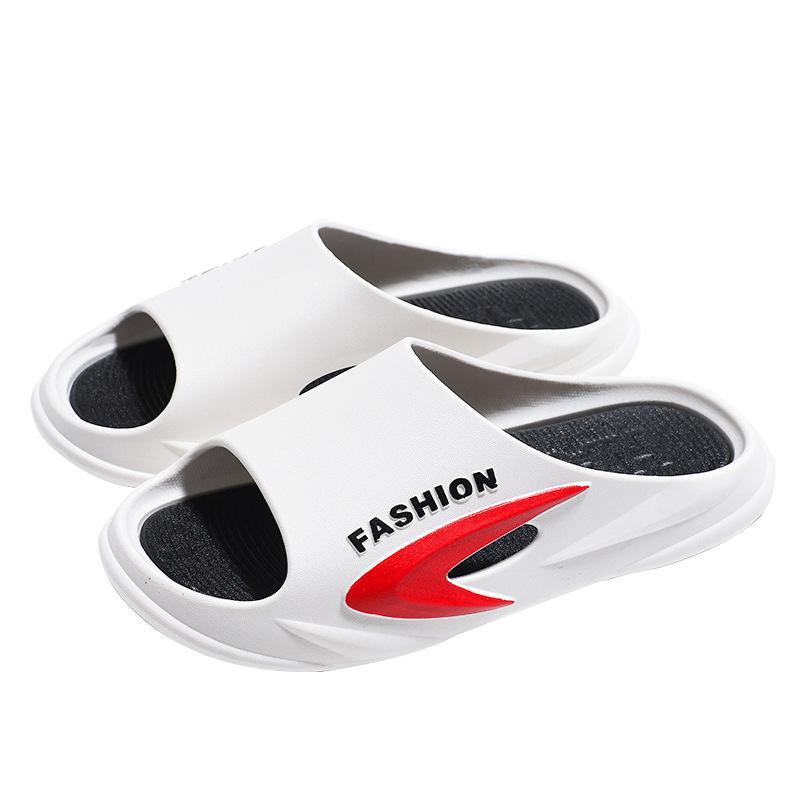 One-word slippers men's summer fashion student non-slip slippers outdoor non-slip beach soft bottom cool slippers