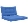 Outdoor Sofa Cushions 2 Pcs Royal Blue Polyester