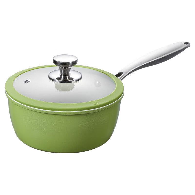 Yoshida Sho Avocado Green Ceramic Non-stick Milk Pot
