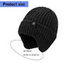 Thick Warm Earmuff Hat Ear Protections Hat Cold Weather Skull Caps Knitted Hat Wool Knitted Hat Winter Warm Hat for Men