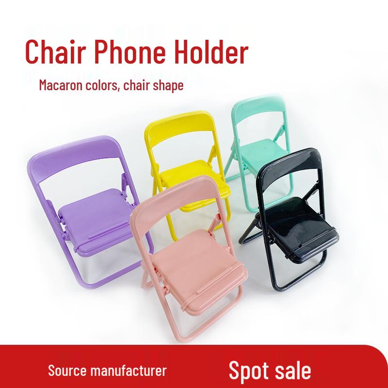 Macaron Style Phone Stand - Foldable, Convenient Desktop Holder