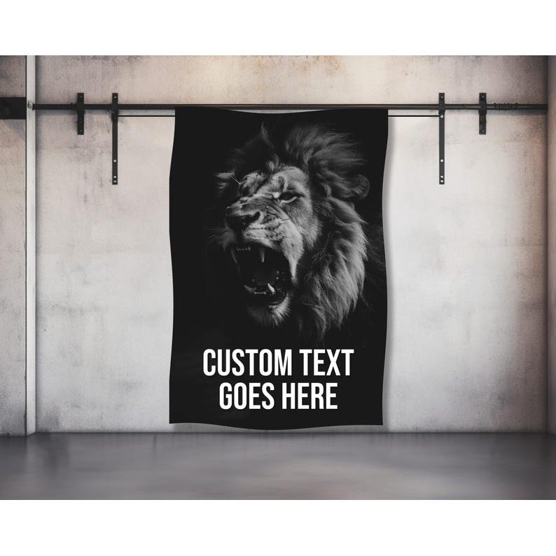 lion tapestry 75x100