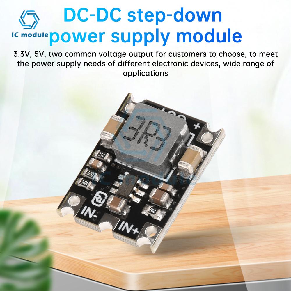 3.3V 5V DC-DC Step-Down Power Supply Module 6.5-16V to 3.3V/5V Voltage Regulator Module 4A Power Step-Down Buck Output Module
