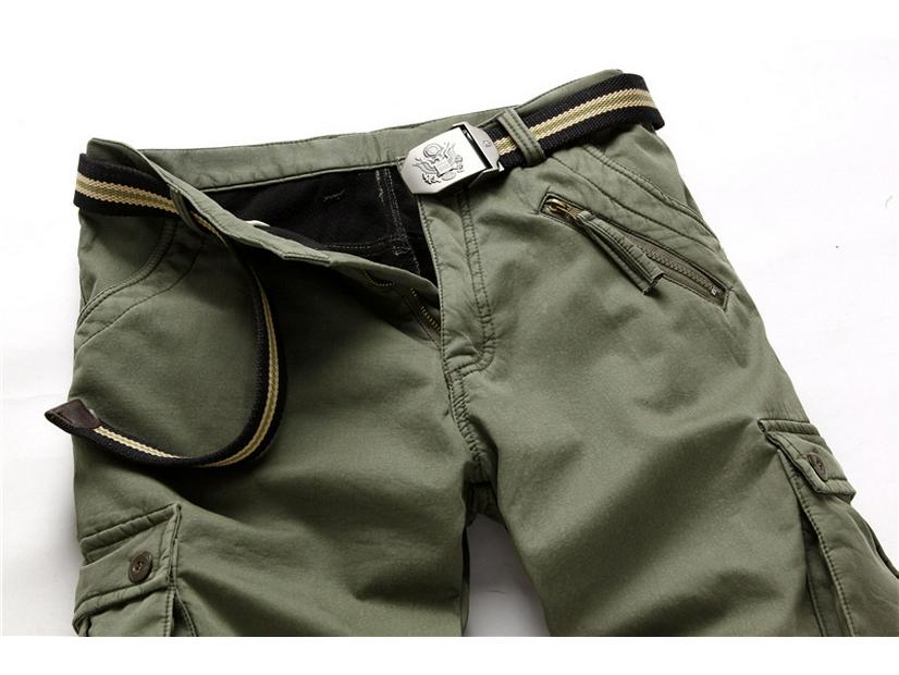 Men's Winter Fleece Multi-Pocket Casual Overalls