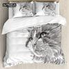 Süße Cartoon-Katze Bettbezug Lustige Katzen Bettwäsche-Set Mikrofaser Tiere Deckenbezug Mit Kissenbezügen Einzelbett Doppelbett Für Kinder Teenager