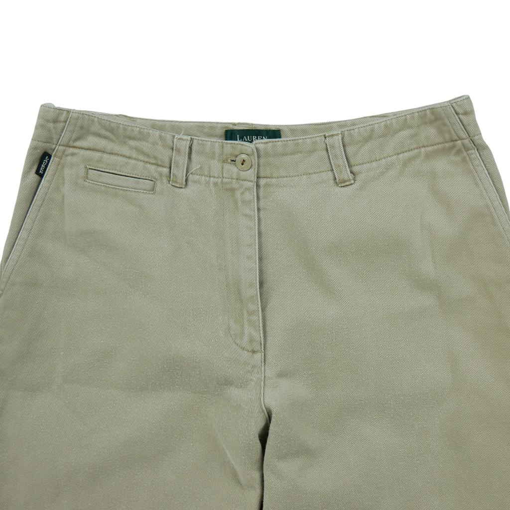 Women's Straight Cut Beige Jeans