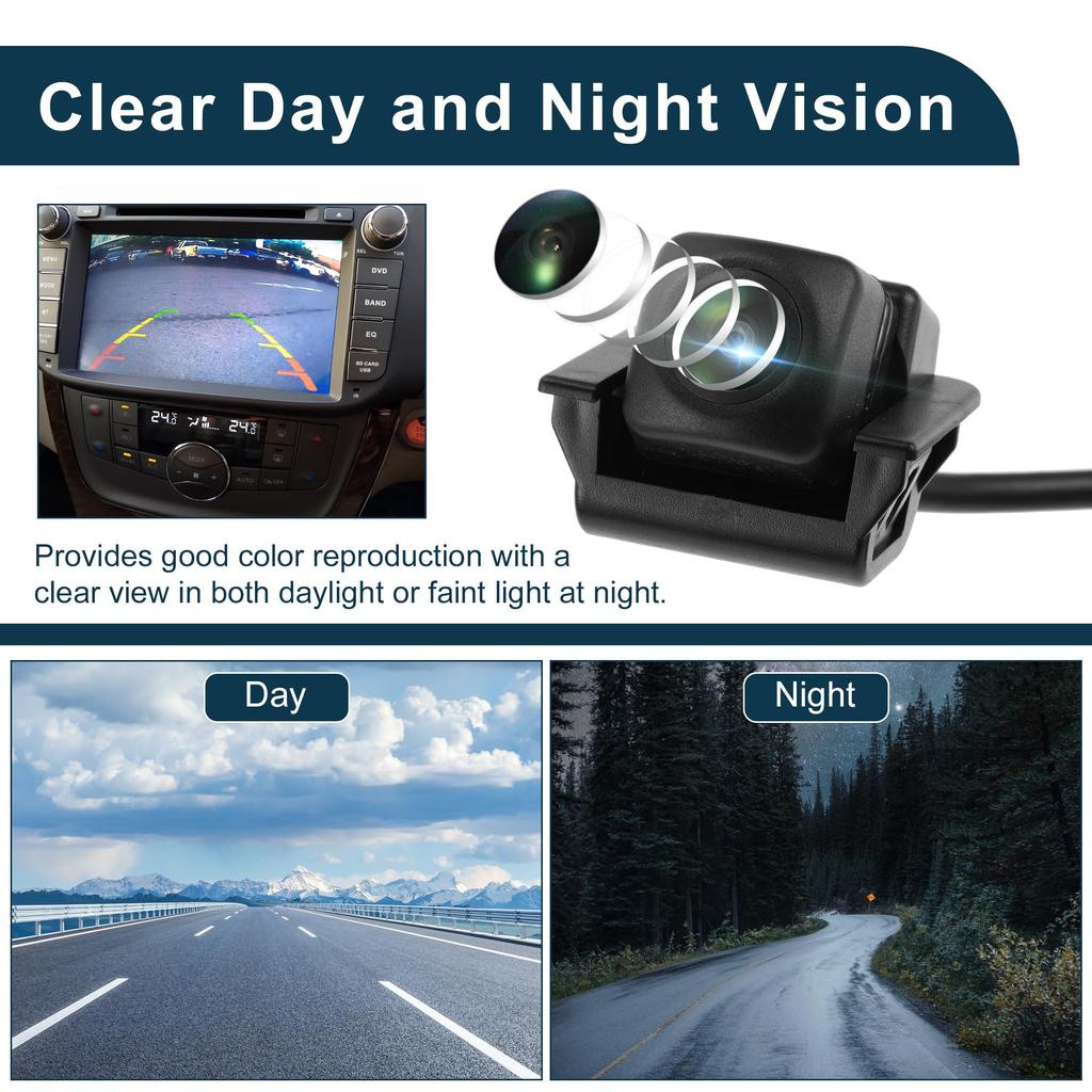 TUCKBOLD Cámara de Visión Trasera para Honda CRV 2017-2020 Ángulo de 120-180 Grados No.39530TLAA01 Cámara de Asistencia de Aparcamiento en la Matrícula Cámara de Marcha Atrás