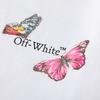 Off-White 2025 Primavera/Estate Nuove T-shirt da Uomo e da Donna a Maniche Corte e Girocollo con Motivo a Farfalla e Freccia