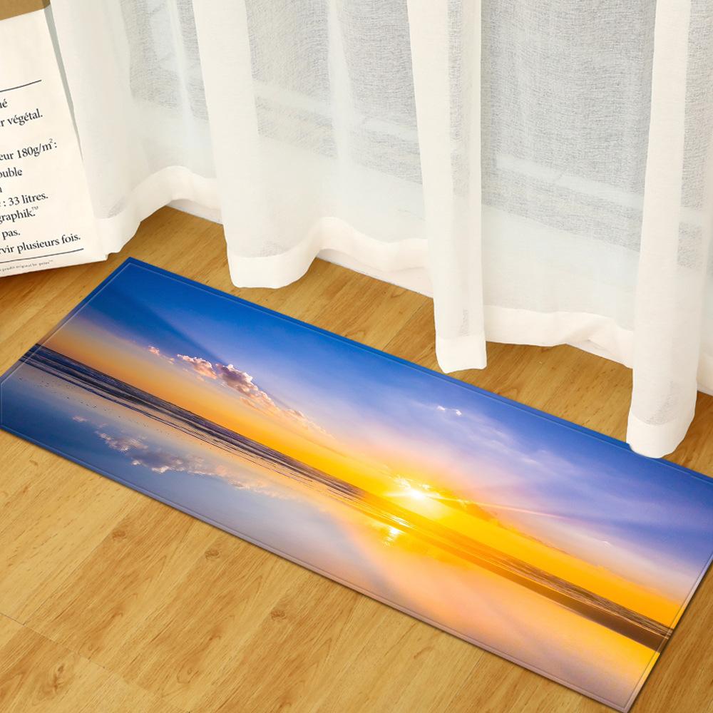Fresh Sky Door Mat, Bathroom Non-Slip Floor Mat, Kitchen Oil-Absorbing Strip, Bedroom Bay Window Blanket, Living Room Carpet