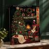 Easy Art Projects Christmas Faux Pearl Painting Kit, Santa Reindeer DIY Creative Winter Decor 3D Angel Wall Craft Kit for Adults, Festive Home Holiday