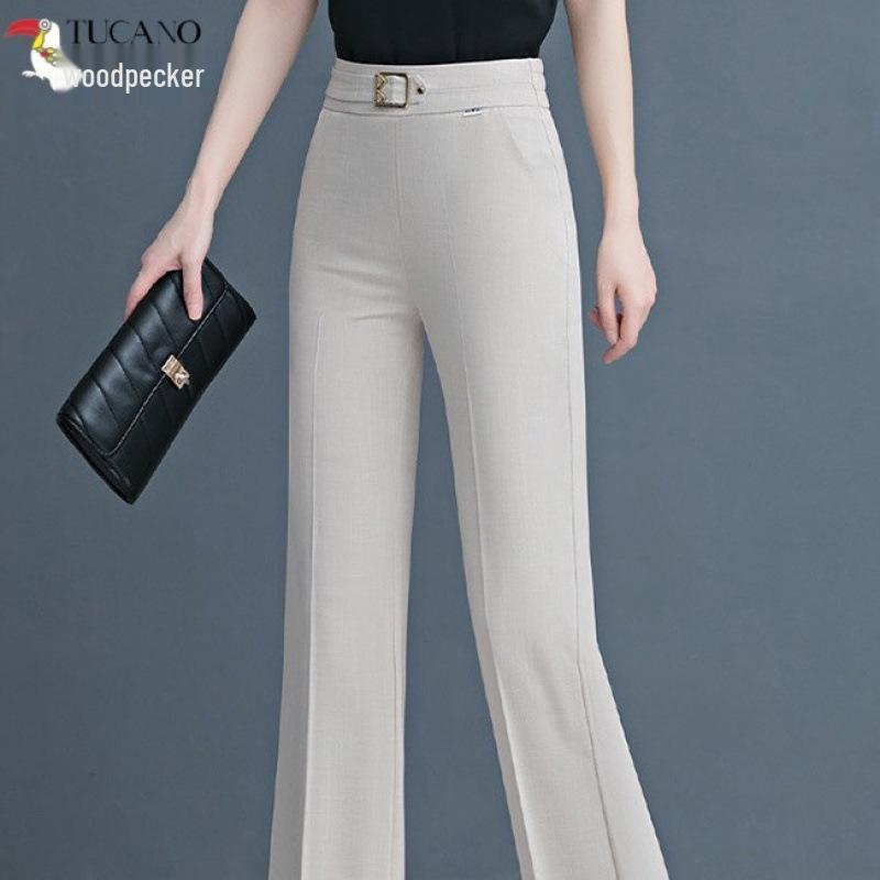 Specht Damen Schlaghose mit hohem Bund und Schlitz - Fleecegefüttert, Petite, Freizeitanzug, Schwarz für Frühling & Herbst