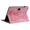 For Oppo Pad SE Case Card Holder Anti-Scratch Leather Cover Rose Flower Imprint