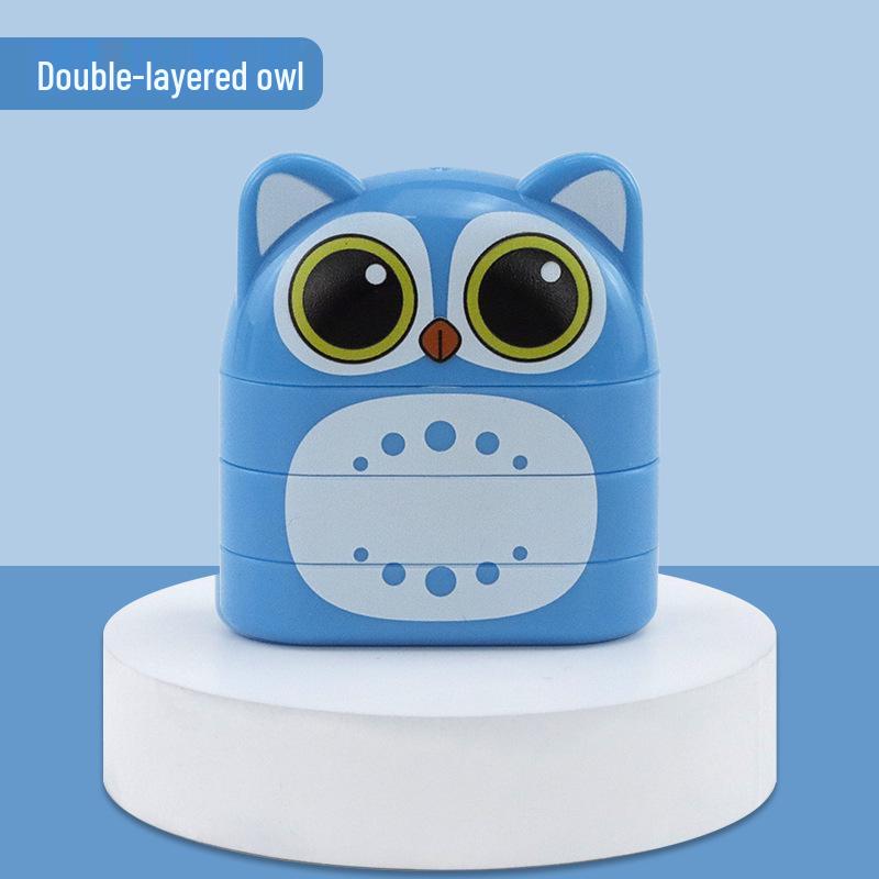 Haustier Doppel-Schicht Zweifarbig Babynamenstempel