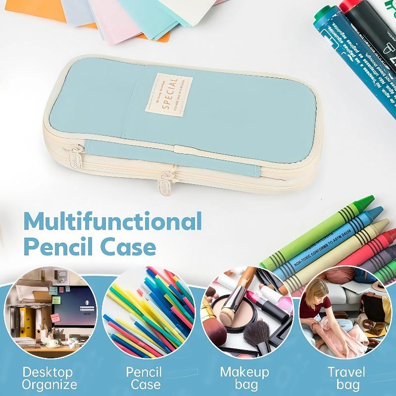 School Stationery Supplies Kawaii Pencil Cases Large Capacity Pencil Bag Pouch Holder Box for Girls Office Students Organizer