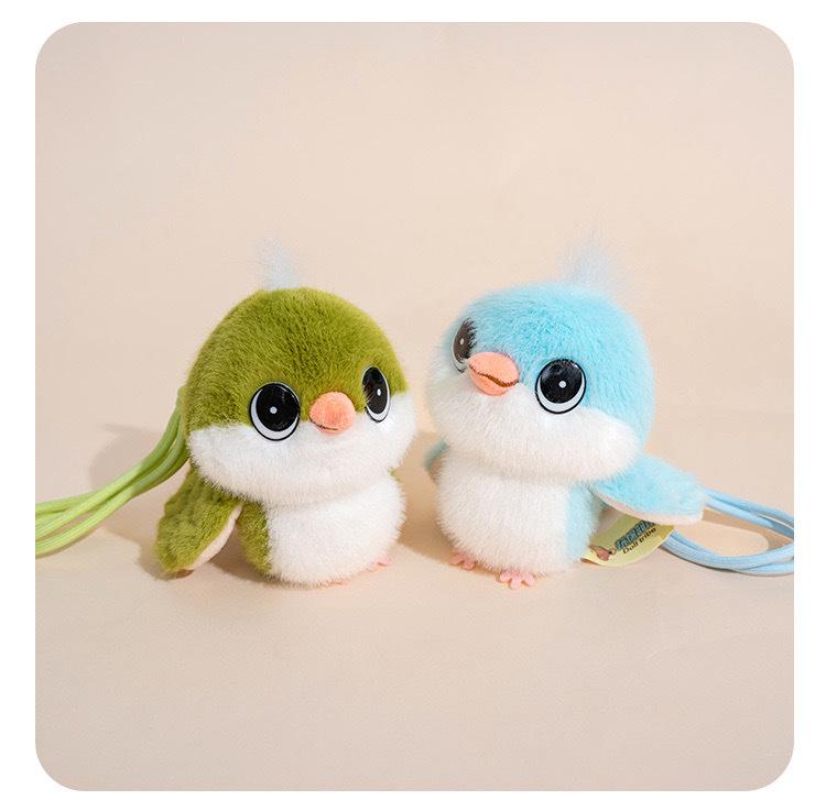 Adorable Sparrow Plush Charm Doll Ornament