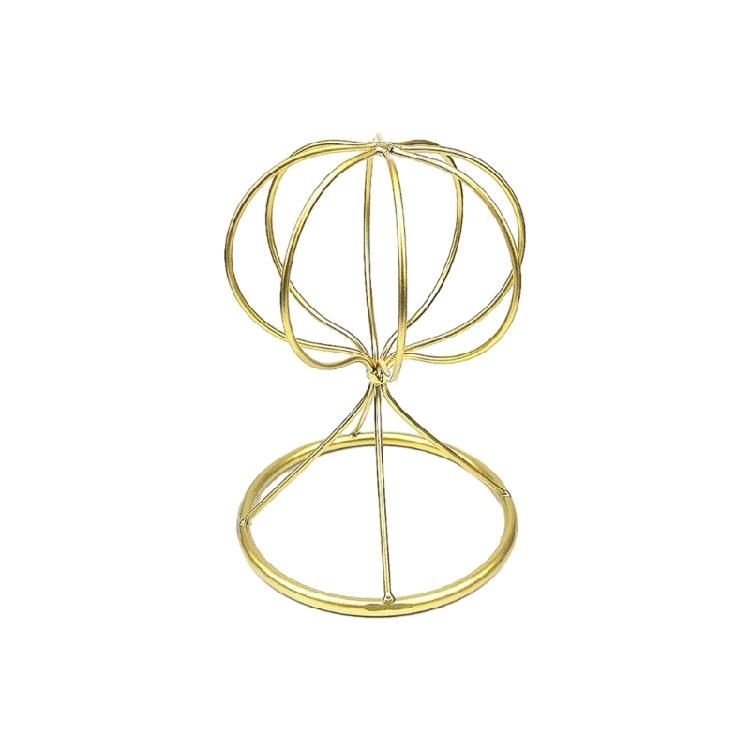 Multipurpose Iron Hat Display Stands With Stable Base Suitable for Exhibitions and Photography Props Daily Use