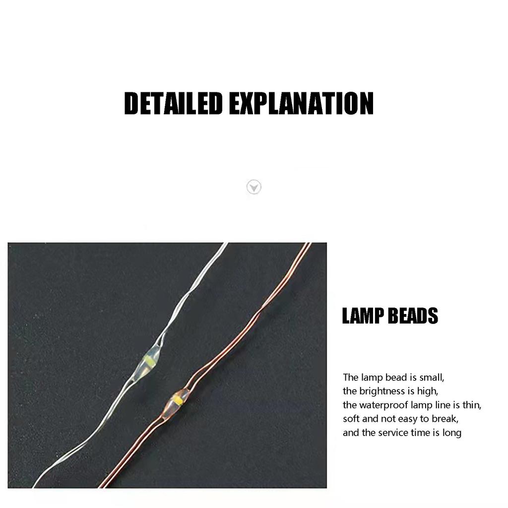 Constant Bright Copper Wire Lamp Battery Box 3m30 Lamp Holiday String Lights