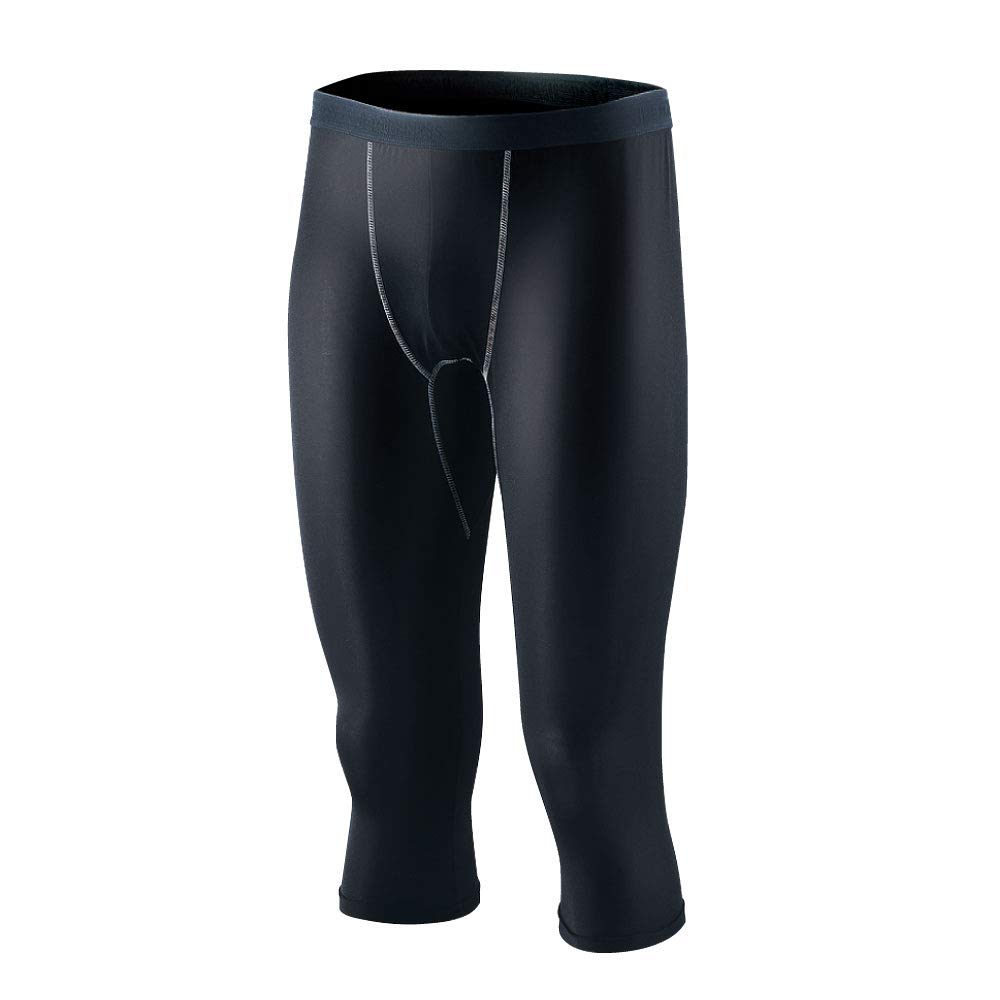 

Брюки летней длины Otafuku Gloves размера LL, мужское нижнее белье, 3/4 [Влагоотводящие, Быстросохнущие, Дезодорирующие, Компрессионные с охлаждающим эффектом] JW-631 Черный,