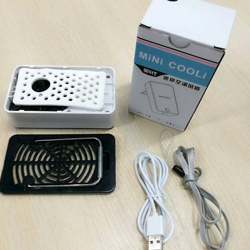 Usb Rechargeable Portable Fan With Quiet Operation And Vertical Oscillation For Travel Use