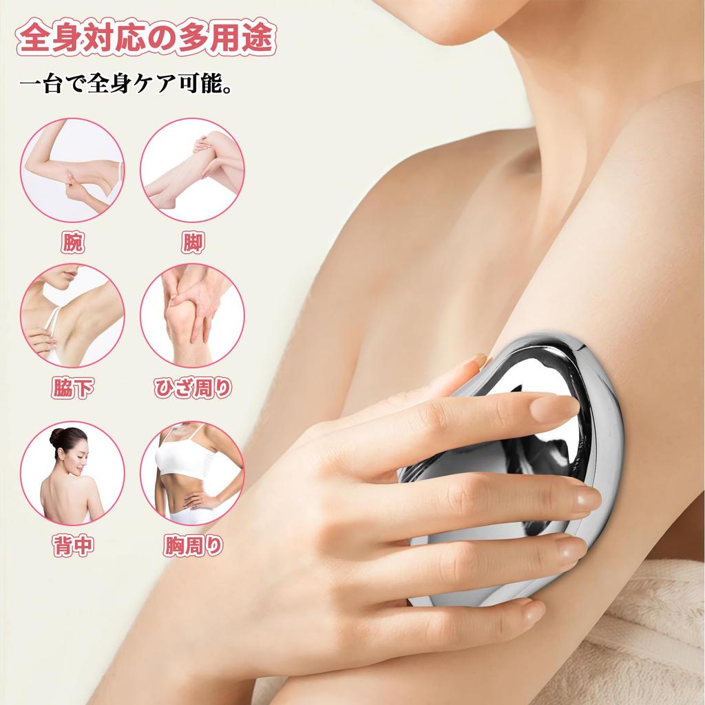 Nano Glass Hair Removal Simply Remove and Use the Hair Removal Glass Easy Hair Removal Perfect for Whole Body Silver Device, Rub, Hair, Shave,