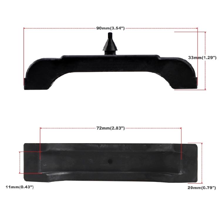 Car Accessory Rubber Radiator Mounting Cushion Support Pads For 1968-1981