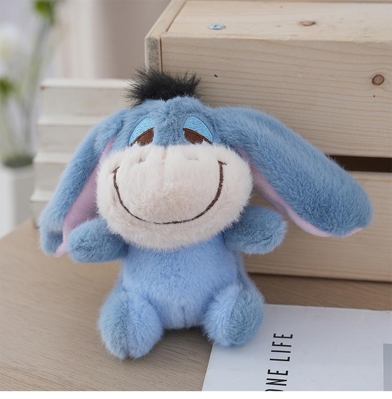 10-13Cm  Winnie The Pooh  Plush Toys Tigger Piglet Eeyore Donkey - Cute Sticker Plush Toys Birthday Gift