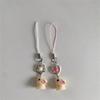 Phone Charm Rabbit Keychain Pendant Phone Strap Lanyard Jewelry Gift Cellphone Strap  Sweet Girls