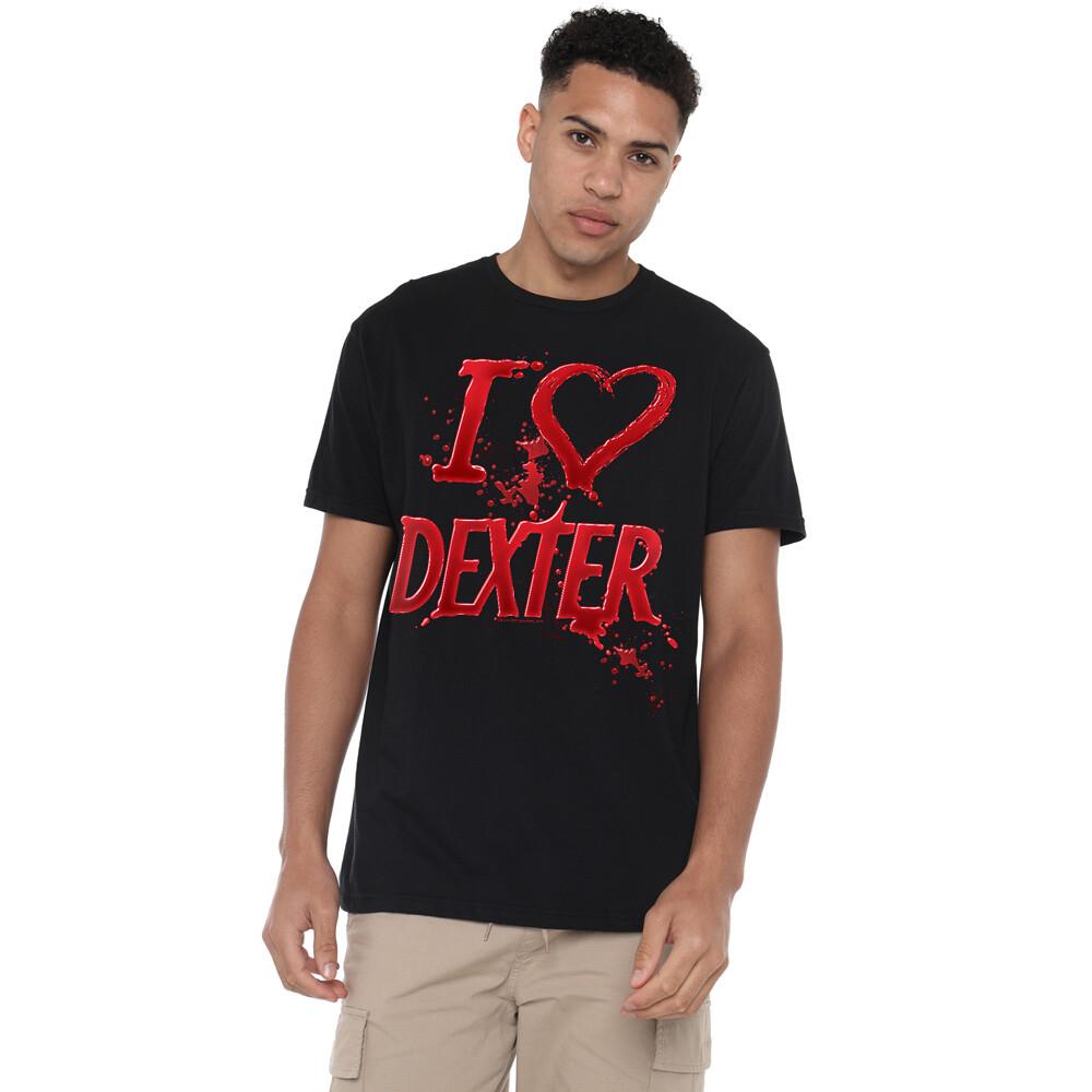 Футболка Dexter I Heart Dexter S-2XL, Черная унисекс футболка S