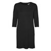 Short Black Straight Dress with Zip At the Back Woman VERO MODA