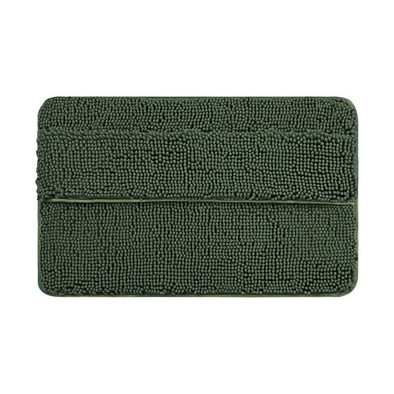 Comfortable Carpet Bathroom with Back Foot Wiping Mat Household Shower Room Door Absorbent Non-slip Mat