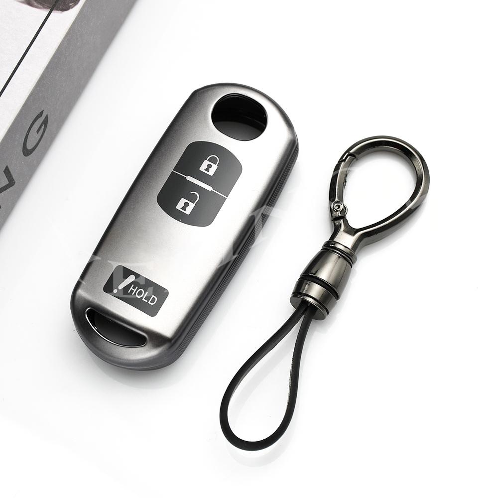 2 3 4 Button For Mazda 2 3 6 Demio Atenza Axela Cx-5 Cx5 Cx-3 Cx7 Cx-9 3 4 Cx30  -  Tpu Car Key Case Key Cover Keychain