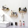 Wrought Iron Bathroom Racks Living Room Wall Wall Hanging Kitchen Bedroom Wall Multifunctional Storage Rack