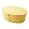 Osaka Choseido Magewappa Bento with Lunch Bonus Brown Band Box, Oval, Dividers, 720cc, Band, Included,