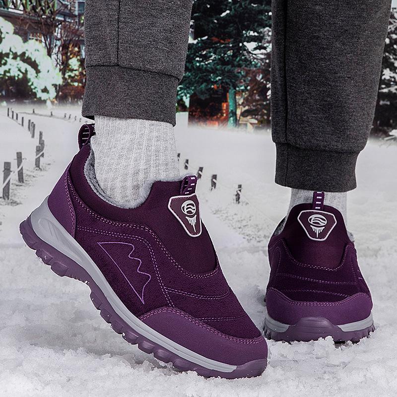 

Зимние бархатные утепленные туфли для пожилых, женские туфли, туфли для мамы, мужские туфли, обувь для ходьбы для среднего и пожилого возраста, повседневная обувь, хлопковая обувь 45