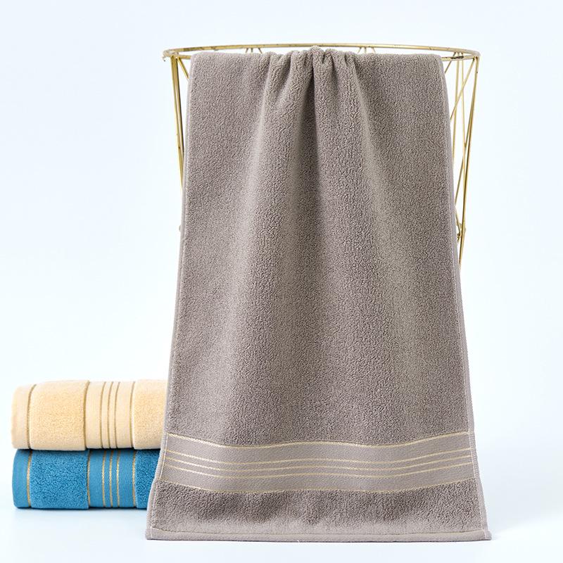 Gold-Thread Towel 34x74 cm коричневый