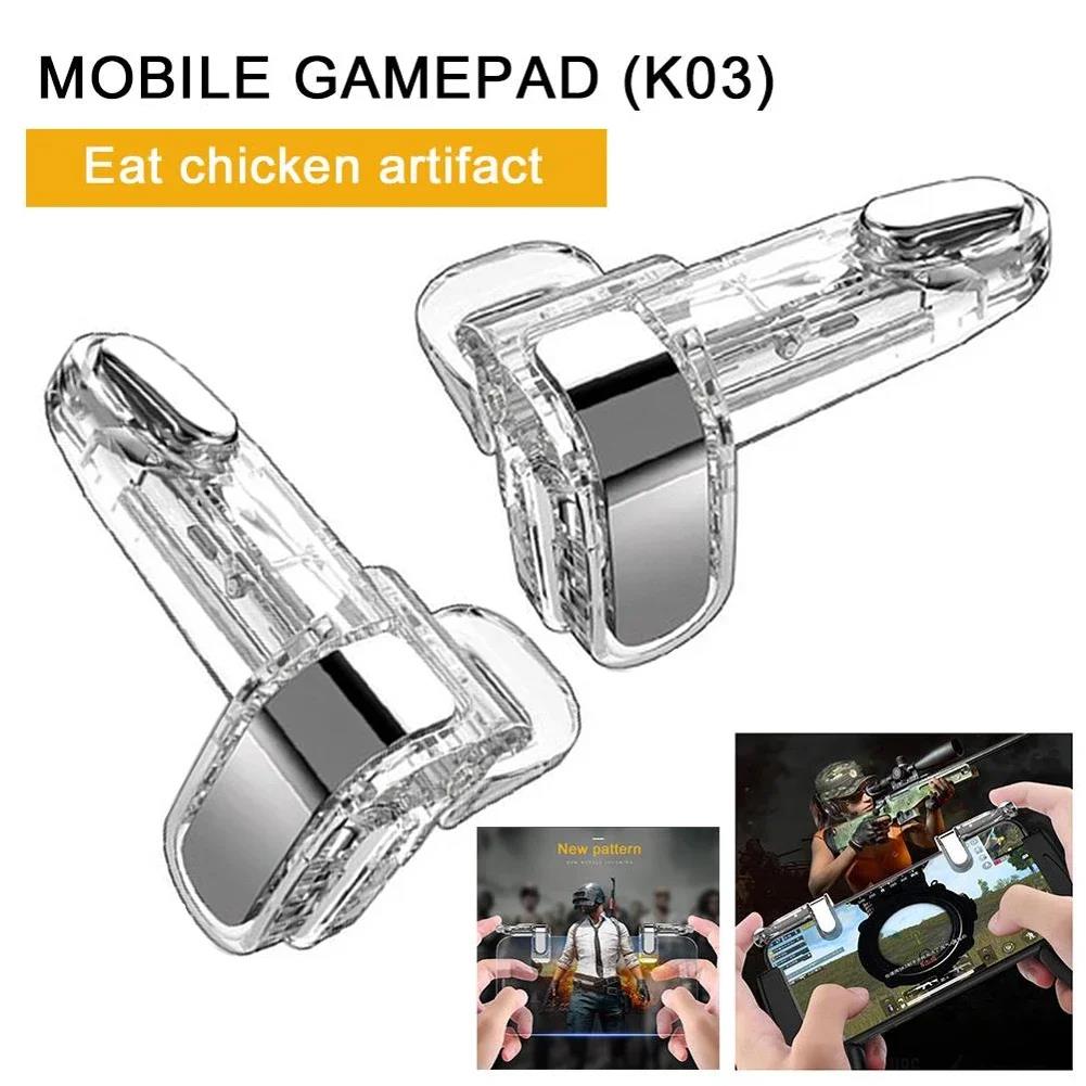 Mobile Phone PUBG Joystick Gaming Grip Trigger Game Holder Fire Button Controller Gamepad for PUBG Gaming Accessories 5