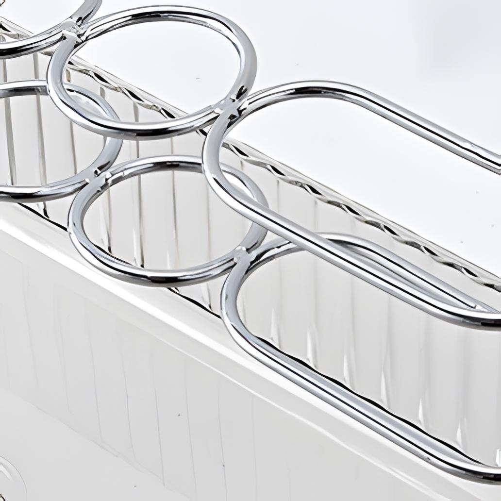 1 шт. 2-уровневый органайзер для столешницы для ванной комнаты — фото 5