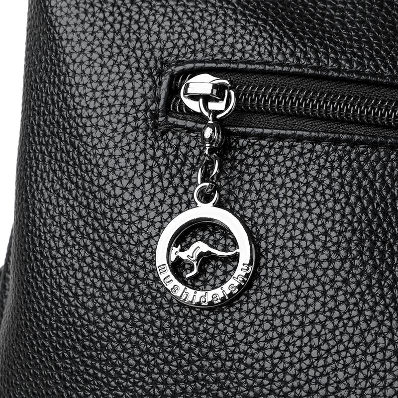 Women's Tassel Messenger Bag Soft Leather Mother Bag Shoulder Bag