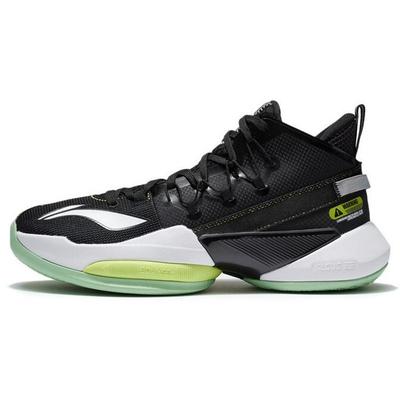 Li Ning Air Strike 8 V2 Cushioning Rebound Cushioning Rebound Mid Top Performance Basketball Shoes Men's Black ABPS001-3