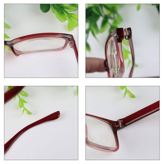 Classic Men Women Plastic Frame Reading Glasses 1.00 to 4.00 Elder Adult Glasses