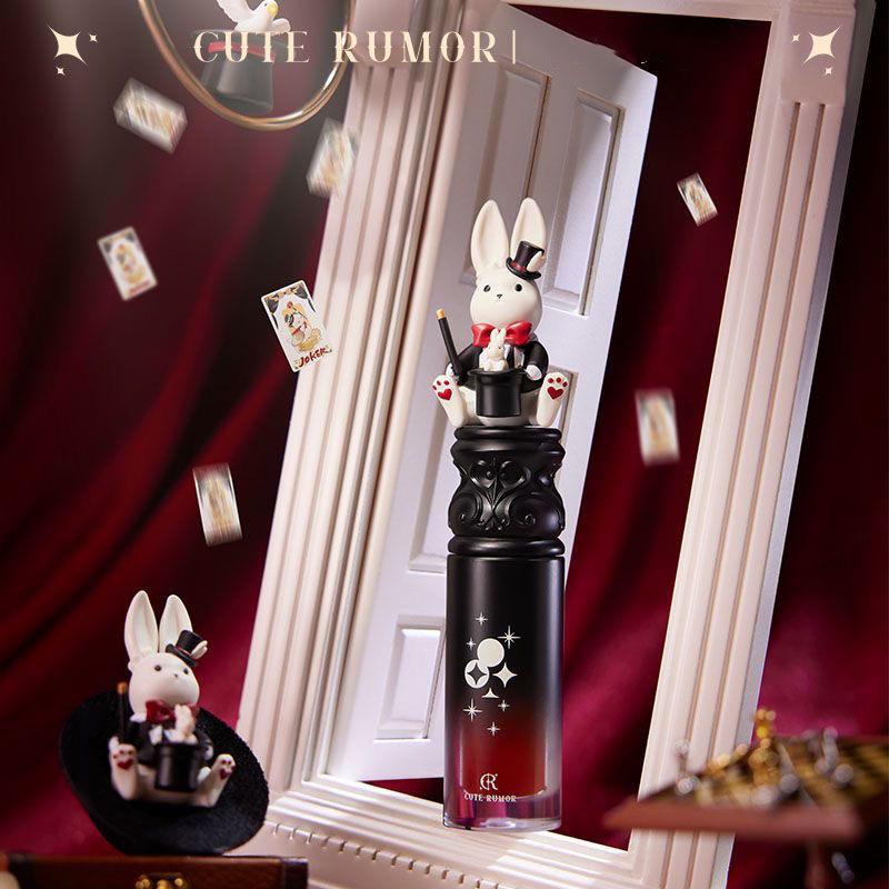 CUTE RUMOR Zirkus Lippencreme Samtiger Lippenlack Wasserdichter Vitamin-Lippenstift Matt Aufhellend Feuchtigkeitsspendender Lippen-Schlamm