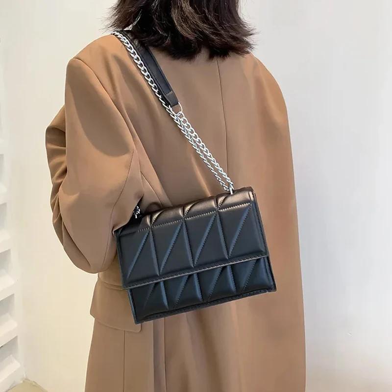 Fashion Women Shoulder Bag Ladies Handle Handbags Chain Strap Crossbody Bags for Women