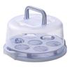 ZISIZ Portable 7-Cup Cupcake Carrier & Storage Box