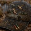 Cappello da Sole Casual da Campeggio, Berretto da Baseball Vintage da Caccia, Cappello con Fantasia Cane Anatra, Traspirante, Assorbe l'Umidità, Versatile, Copricapo da Esterno, Regolabile