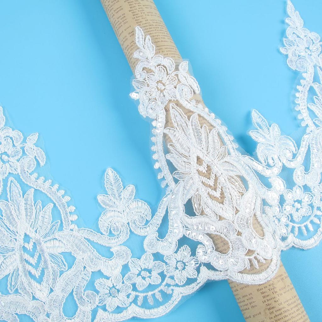 Width 24Cm Car Bone Lace Sequins Car Bone Ballet Dancing Suit Dress Lace European Lace