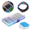 DIY Craft Round Quadrate Beads Kit Bracelet Necklaces Crafting Jewelry Making Supplies