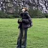 Moda Coreana Autunno Inverno Parka Caldo Donna Streetwear Largo Spesso Piumino Cotone Giacca Femminile Giacche Cappotto con Cappuccio da Donna