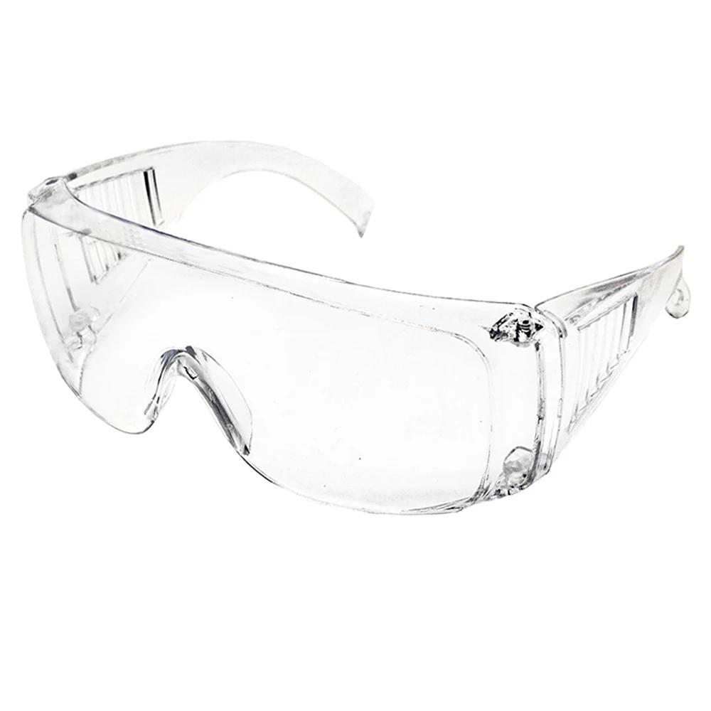 1pc Safety Transparent Glasses Anti Fog Goggles Vented Sides Shields PC Frame Spectacles for Riding Lab Labor Protection